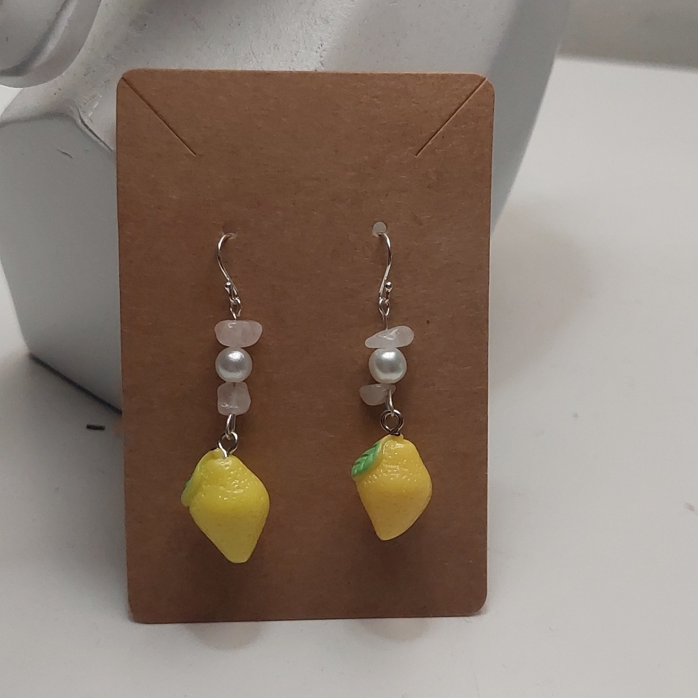 Lemon earrings